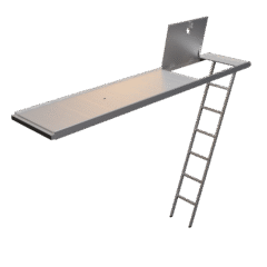 Communicatieplatform aluminium