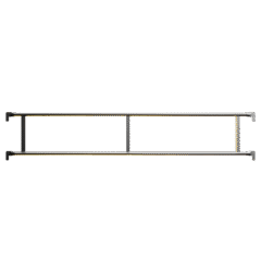 Dubbele aluminium leuning