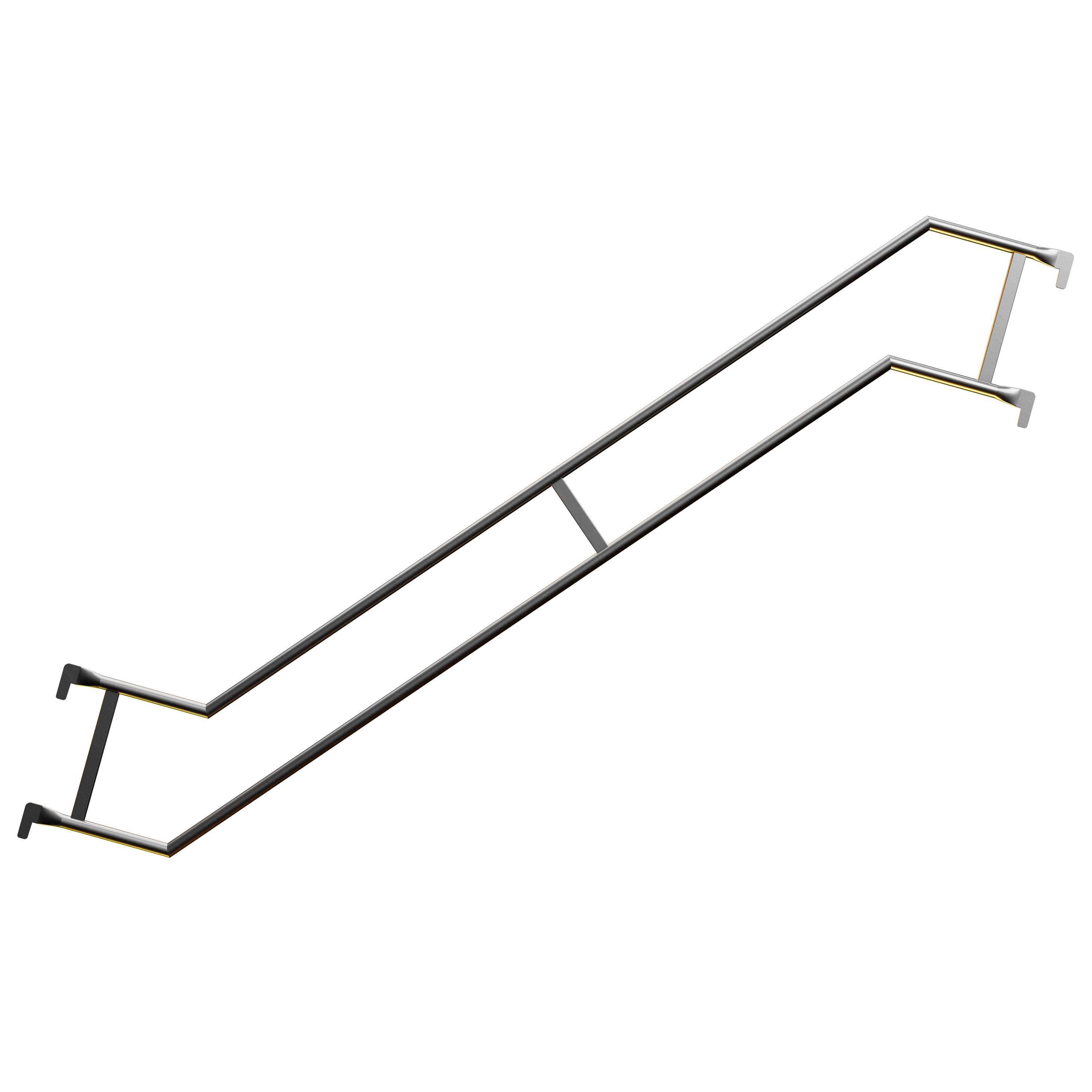 External stair railing