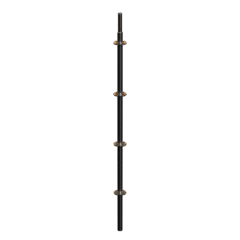 Stand with a screwed connector