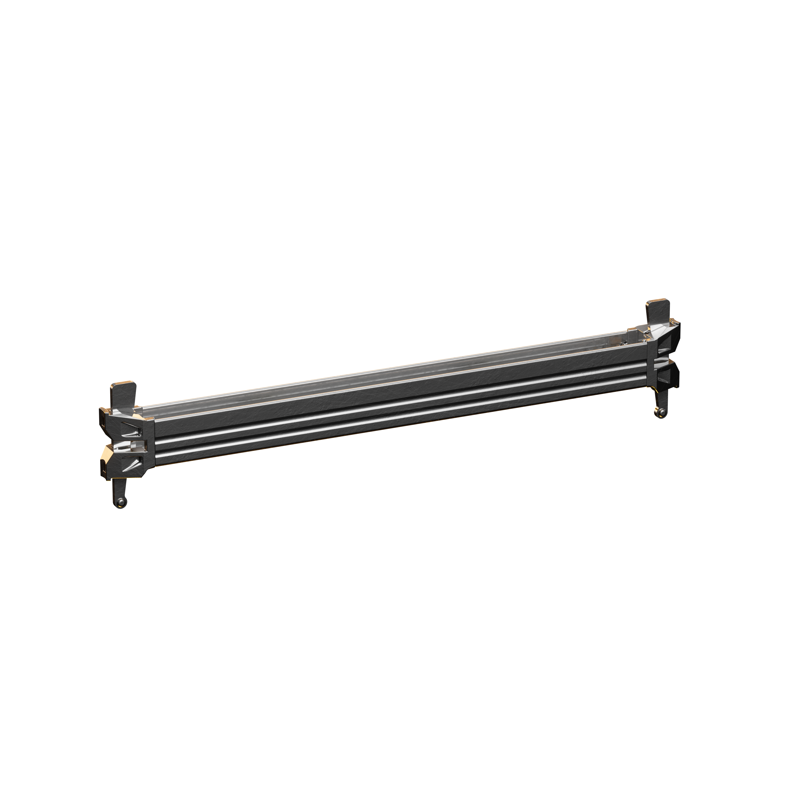 steel u-ledger horizontal