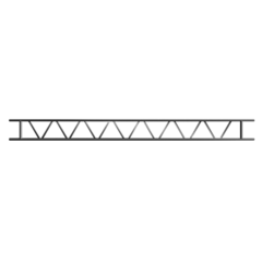 Aluminum lattice girder