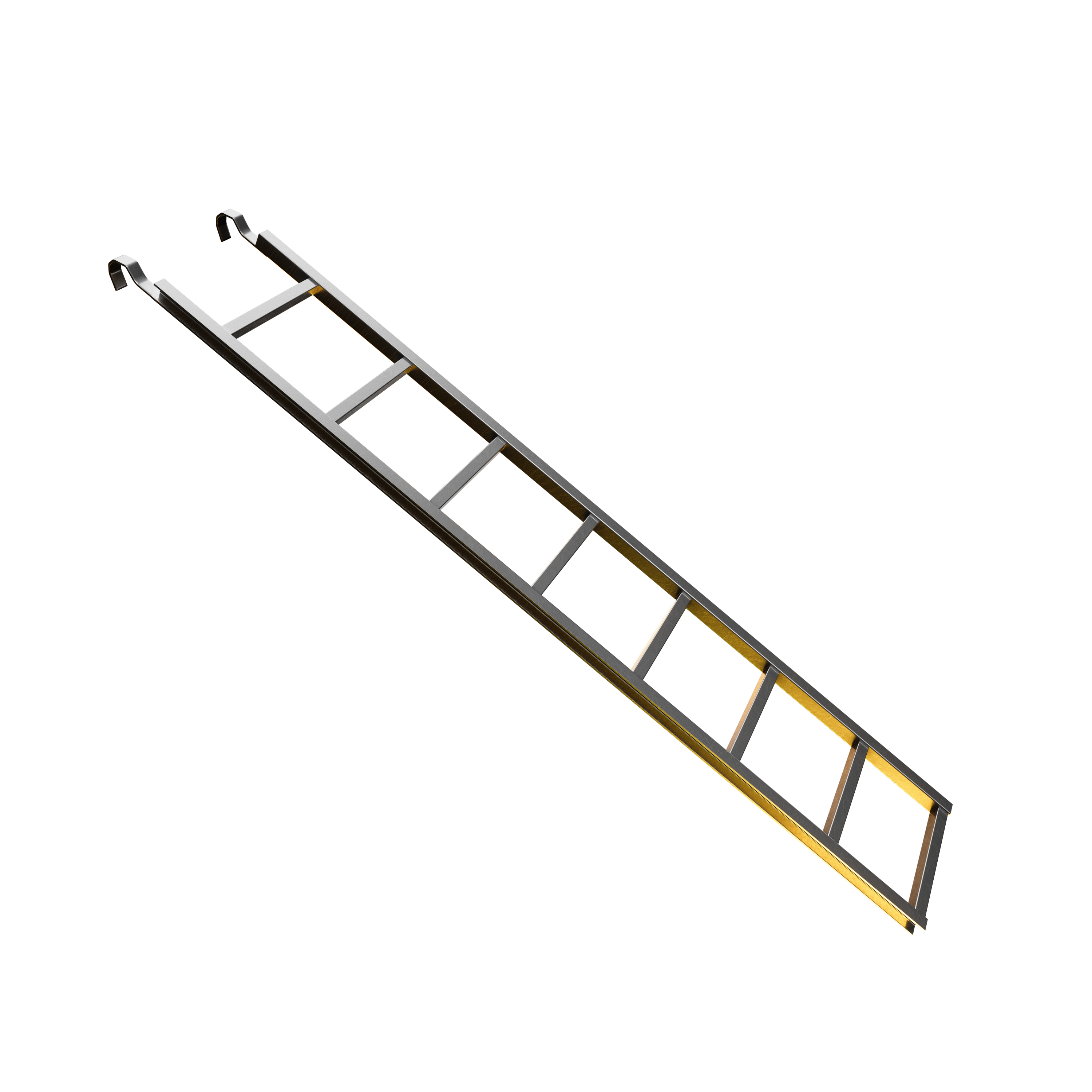Een scheve ladder