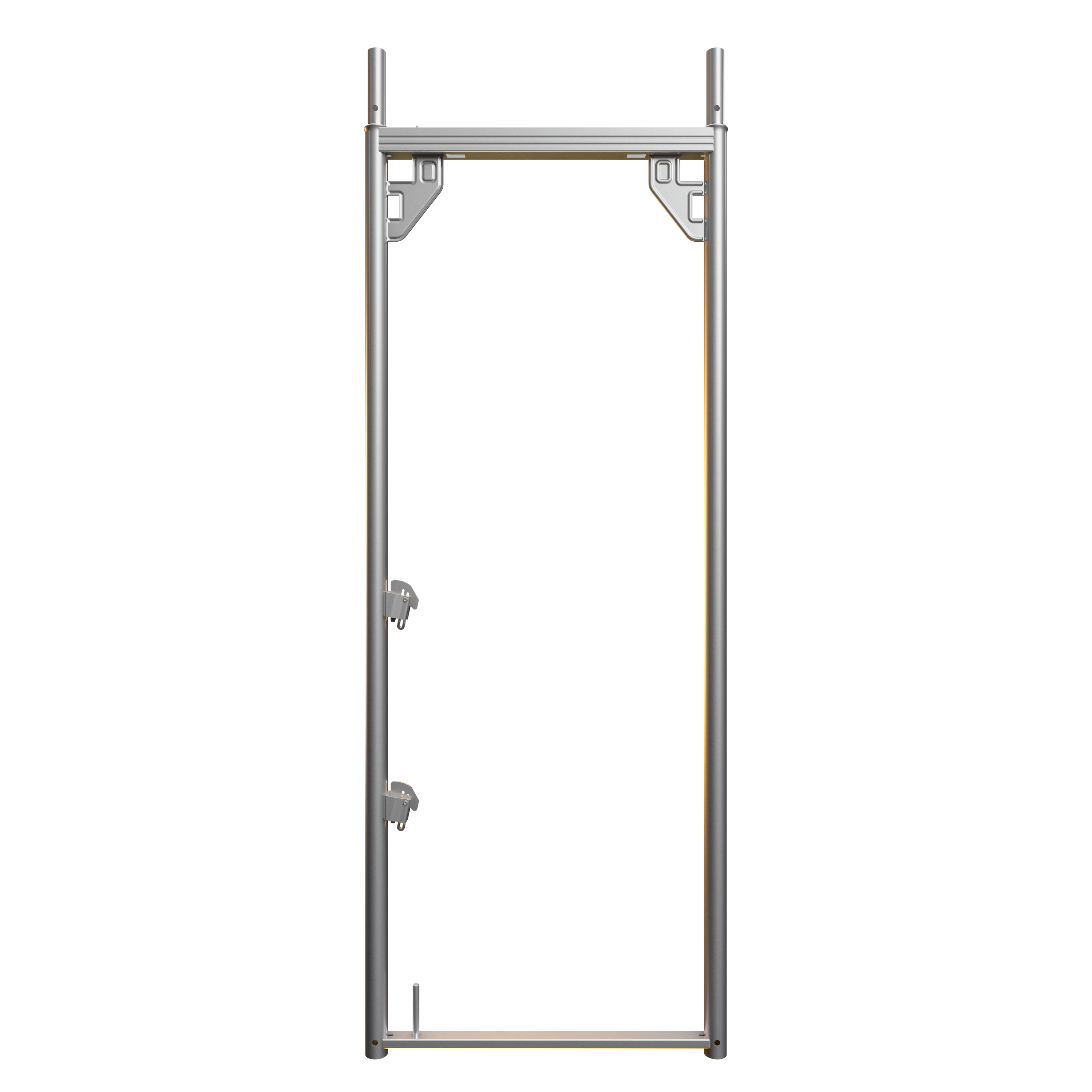 Vertical aluminum frame